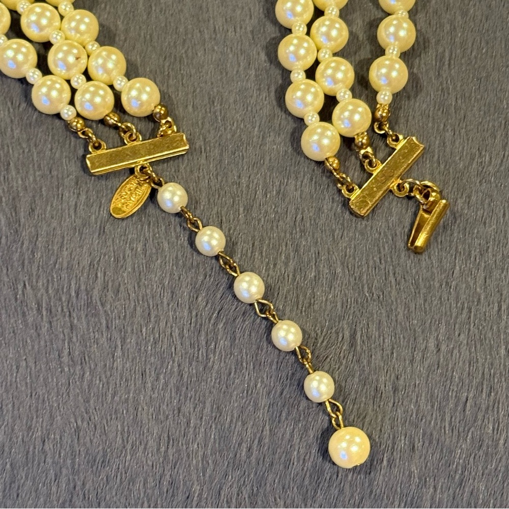 RARE Miriam Haskell Cameo Necklace - Picture 9 of 16